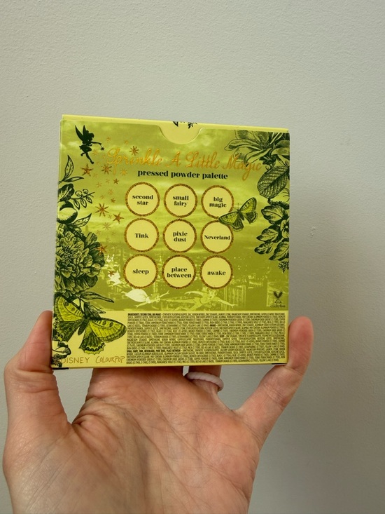 Colourpop Green Tinker Bell Eyeshadow Palette - Shimmer & Matte Greens - Picture 4 of 7